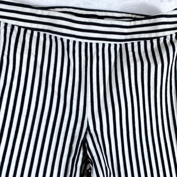 St. John Dress Pants Women Sz 6 Cotton 'Emma' Textured‎ Striped Office Work - Picture 7 of 16